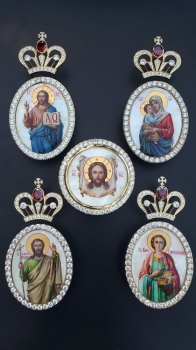 Комплект накладок на митру