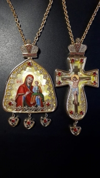 Комплект крест и панагия