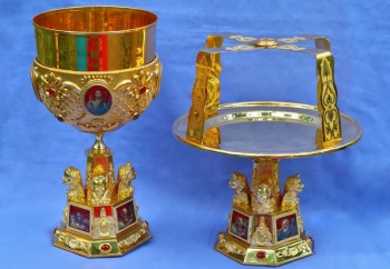 Комплект потир и дискос