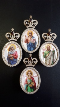 Комплект накладок на митру