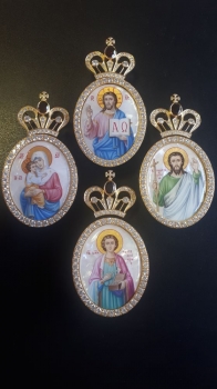Комплект накладок на митру