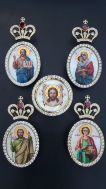 Комплект накладок на митру