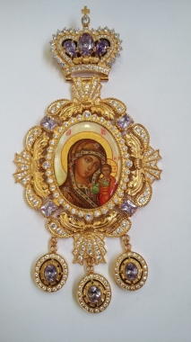 Панагия с росписью
