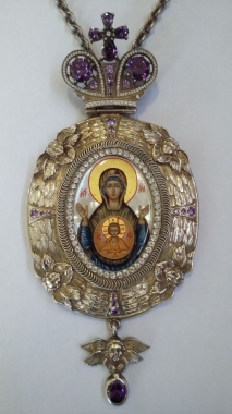Панагия с росписью