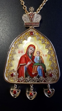 Панагия с росписью