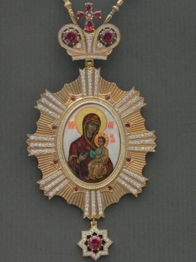 Панагия с росписью