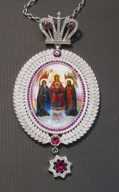 Панагия с росписью