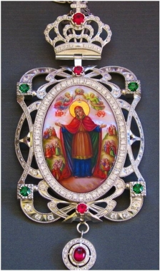 Панагия с росписью