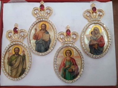 Комплект накладок на митру