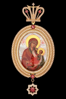 Панагия с росписью