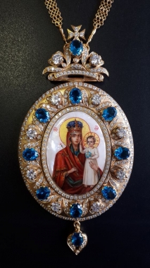 Панагия с росписью