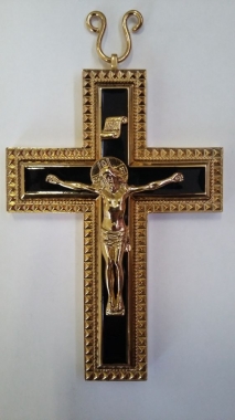 Крест кабинетный с эмалью